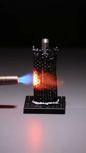 Blow Torch Against 3D Printed Ceramic