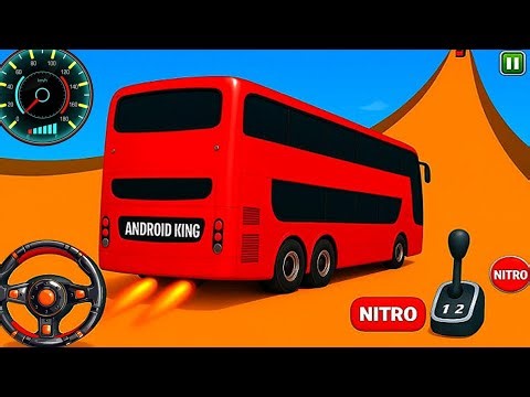 Crazy Bike Mega Ramp Extreme monster truck stunts game | Impossible Bike stunt Truck Android game