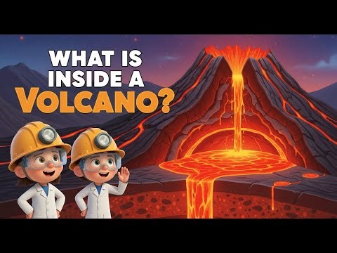 What Is Inside a Volcano? 🌋
