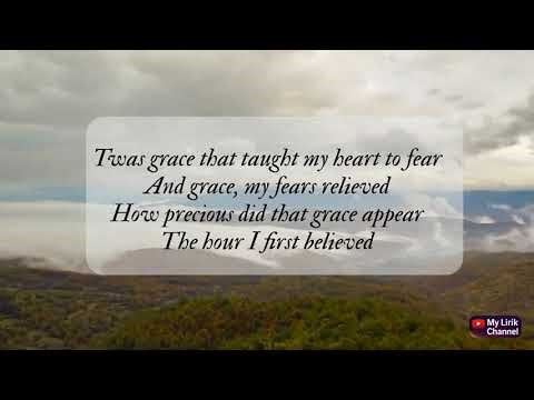Amazing Grace lyrics(Modern Worship) | Male Vocal | Christian Worship Song