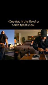 A day in the life of a cable technician: early starts, climbing poles, troubleshooting tricky signal issues, crawling into tight spaces, and helping customers get their connection back. Every job is different, every fix is a small victory, and at the end of the day, it feels good knowing you kept someone’s world running. #usareels #Hiring #usa #workoutmotivation #workout #money | Galcom Inc