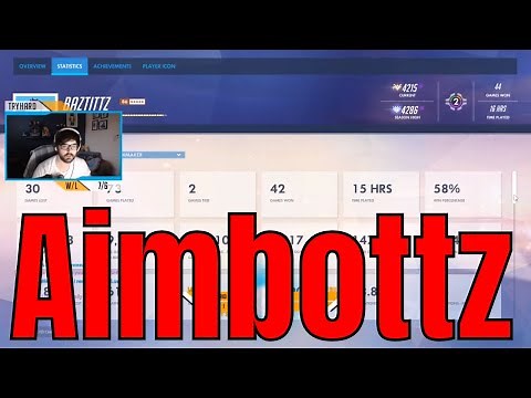 This widowmaker is hacking - Overwatch