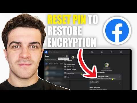 How to Reset PIN to Restore End to End Encryption on Facebook on PC (2026 Guide)
