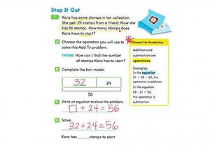 2nd grade Into Math Lesson 15.1