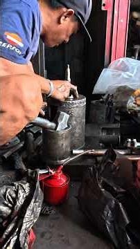 Simple tools, real skills… Fast crankshaft assembly — what do you think? #engineblock