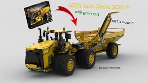 LEGO MOC-122489 42114 C-Model: John Deere 9620 R with grain cart (Technic 2022)