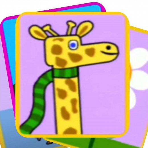 Black & White Giraffe 1