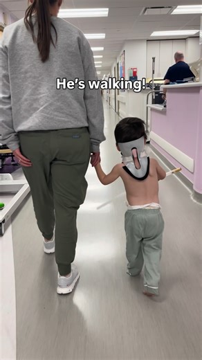 Kateka Goodman on Instagram: "Little man is getting his stride back! Also the stick is just for fun and for whacking things. Who needs a walking stick when all you need is a whacking stick? So proud of this little guy. ❤️‍🩹 Go Jack go."