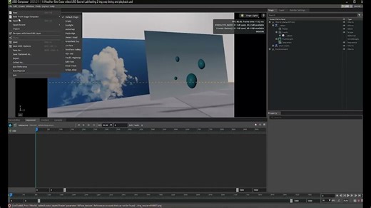 I need a way to control the timing of img seq textures in combined new usd file