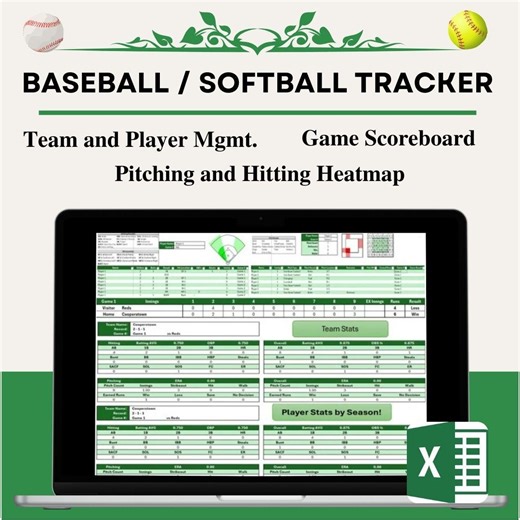 Baseball Performance Analytics Excel Tool | Optimize Coaching With Advanced Stats - Etsy