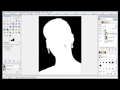 GIMP - Tutorial - Deutsch - Personen Freistellen - Ebenenmaske