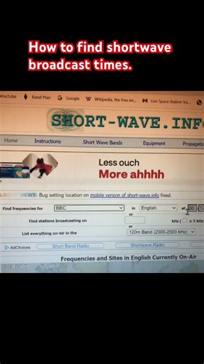 Handy Website for finding Shortwave Broadcast Programs #hamradio #cbradio #radiocommunication