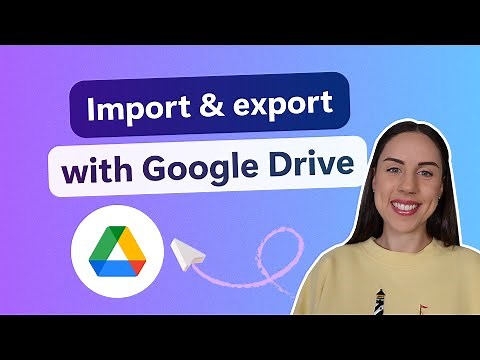 How to import and export videos using Google Drive in Clipchamp