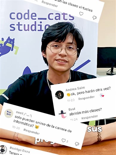 😼💬 Seguimos respondiendo sus preguntas HTML, CSS, JS… lo que siempre quisiste saber y no te animabas a preguntar 👀💻 Gracias por la curiosidad y las ganas de aprender, así se construye la manada 🐾✨ ¿Tienes más dudas? Déjalas en los comentarios 👇 #programacion #catlovers #preguntasyrespuestas #code_cats_studio