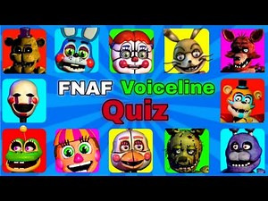 The ULTIMATE FNAF Voiceline Quiz! (50 Characters)