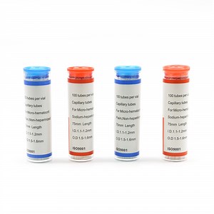 [Hot Item] Medical Consumables Mirco Hematocrit Glass Capillary Tubes Hematocrit Test Tube for Blood Sampling Collection