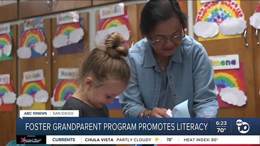 Foster Grandparent Program helps promote literacy