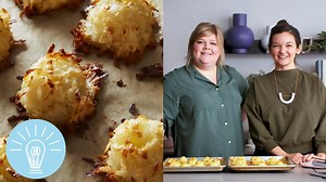 28K views · 271 reactions | A few weeks ago, Kristen & Danielle Kartes of Rustic Joyful Food baked up a Genius all-time favorite: Danielle’s coconut custard macaroons. The two reveal how these sweet & comforting treats brought them together years ago and how two versions accidentally emerged. → https://f52.co/2wFmAbF | Food52 | Facebook