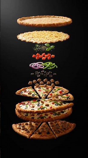 👉 Pizza Revealed 🍕🔥 | Layer by Layer Ingredient Breakdown