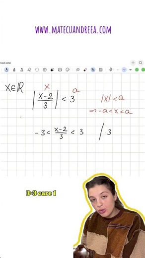 Intervale cu numere reale #matematica #gimnaziu #module #intervale #evaluareanationala