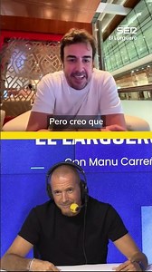 👀⚡️ Fernando Alonso answers this question from Manu Carreño: Do you think you're the fastest driver?