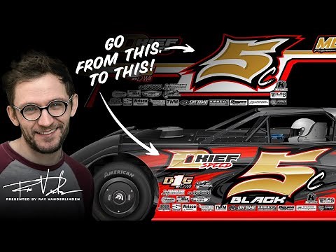 Feedback Friday. Adjusting a red, black and metallic gold Dirt Late Model