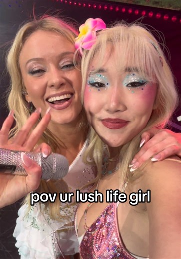 LUSH LIFE GIRL JUNO JOHANNA HATERS WILL SAY IM NOT REAL @Zara Larsson thank you jingle ball detroit