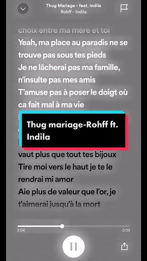 Thug Mariage: Rohff ft. Indila – Une déclaration d'amour