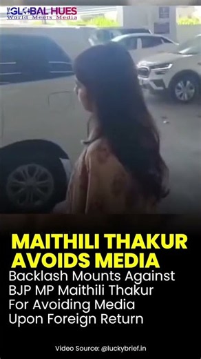 Why The Silence? MP #maithilithakur Faces Heat Over Evading #questions On #biharfloods 🚨 #biharnews