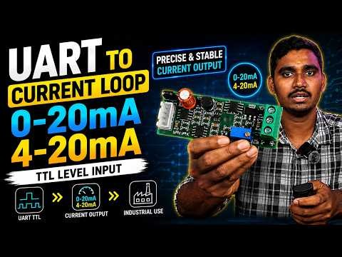 UART TTL to 0-20mA / 4-20mA Converter | Industrial Analog Output Module Explained