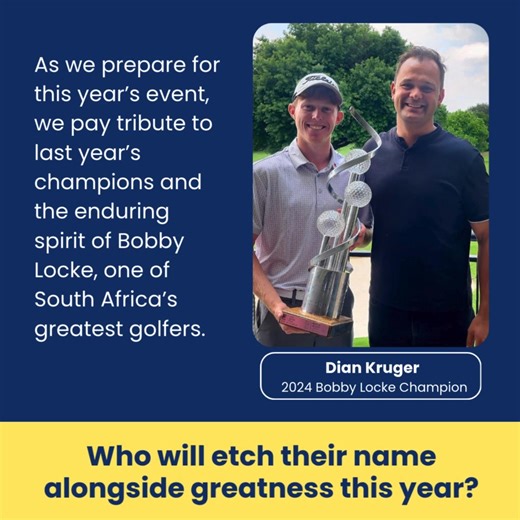 The Bobby Locke tournament returns from 11-13 November Parkview Golf Club South Africa! | Central Gauteng Golf Union