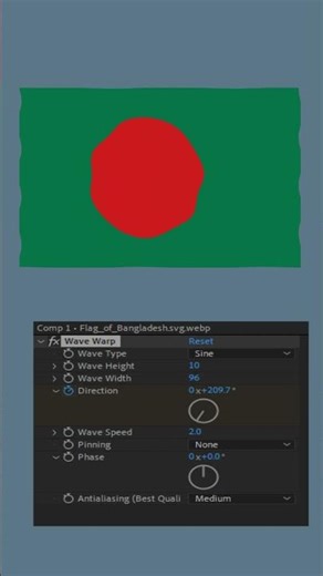 Flag Animation in After Effects/ #animation #motion #after effects tutorial
