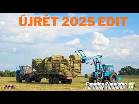 🔴 Farming Simulator 25🚜🌾 | Újrét EDIT 2026 || H.F.T. 🤠|| HORI farming vehicle control