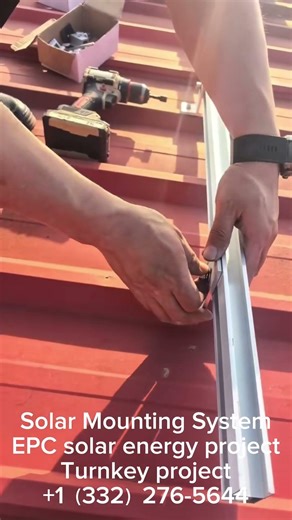 High quality solar mounting system Power Your Projects with Precision & Value!#solarpv #solarsystem