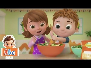 🍽️ Dinner Time Song for Kids | Fun Cooking & Eating Rhyme| Abc funzz Kids Nursery Rhymes