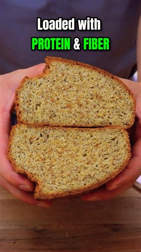 High Fiber Sesame Flax Bread #glutenfree #bread #healthyrecipes #asmr #recipe