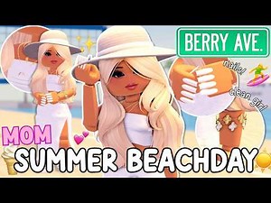 Summer BEACH DAY MOM OUTFIT & OUTFIT CODES For Berry Avenue!