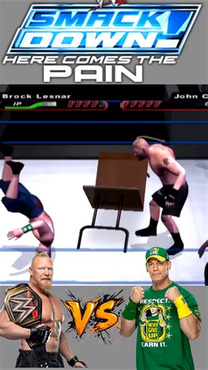 Brock Lesnar vs John Cena Table Match HCPT Gameplay 🔥