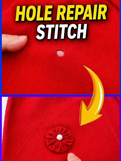 Clothes repair: simple aur beautiful sewing hack