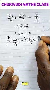 Algebraic fraction || #algebra #gcsemaths