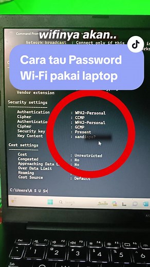 Cara Tau Semua Password Wi-Fi cuman pakai laptop!