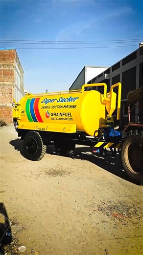 Trailer Chassis Mounted Sewer Suction Machine