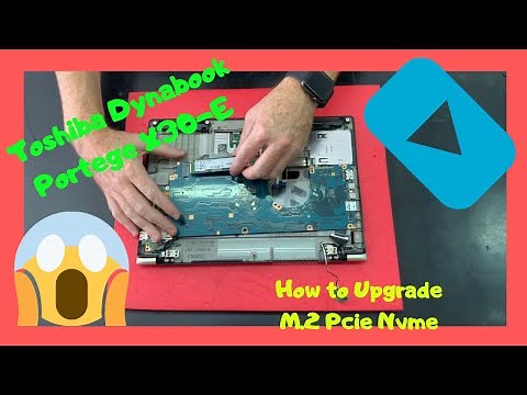 How to upgrade M.2 Pcie Nvme Mainboard Toshiba Dynabook Portege X30-E disassembly