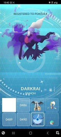 Pokémon GO - Catching a Shiny Shadow Darkrai