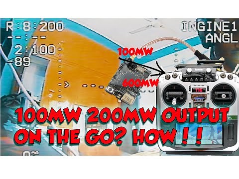 HOW TO CHANGE VTX POWER WITH AUX SWITCH| BETAFLIGHT TOTURIA