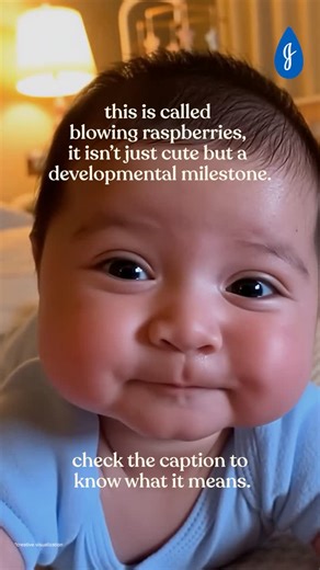Best for Baby by Johnson’s baby | What is raspberry blowing? It’s when babies press their lips together and blow air out, making a buzzing sound (sometimes with bubbles!).... | Instagram