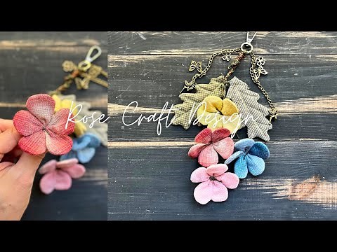 Diy Fabric Flower || Easy Handmade Decoration Ideas