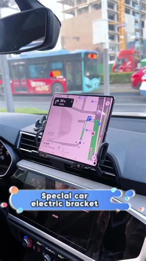 Folding Screen Car Phone Holder with Wireless Charging