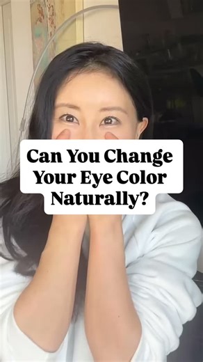 KOKO FACE YOGA on Instagram: "I’m not a doctor, but these are two things I personally think may have lightened my eye color over the years. I grew up with very dark brown, almost black eyes. But when I renewed my license in Japan, they asked me to remove my contacts even though I wasn’t wearing any. My eyes just looked lighter. 2 changes I made: 1. I became pescatarian. 2. I drank a lot of carrot juice, which even made my skin more yellow. Not sure if these caused it, or if it’s just aging, but 