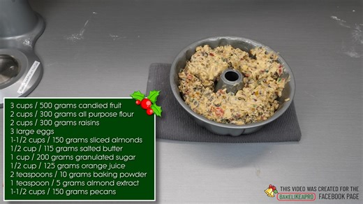 My easy light fruitcake recipe. This is not your typical fruitcake that is dense and super heavy. You will really enjoy this one ! | Bake Like A Pro